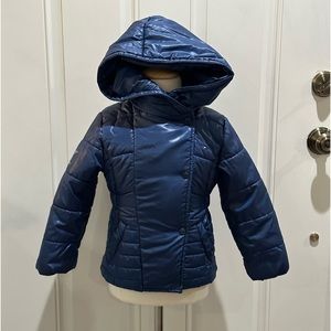 Tommy Hilfiger Boy’s Navy Blue Puffer Jacket - 4T